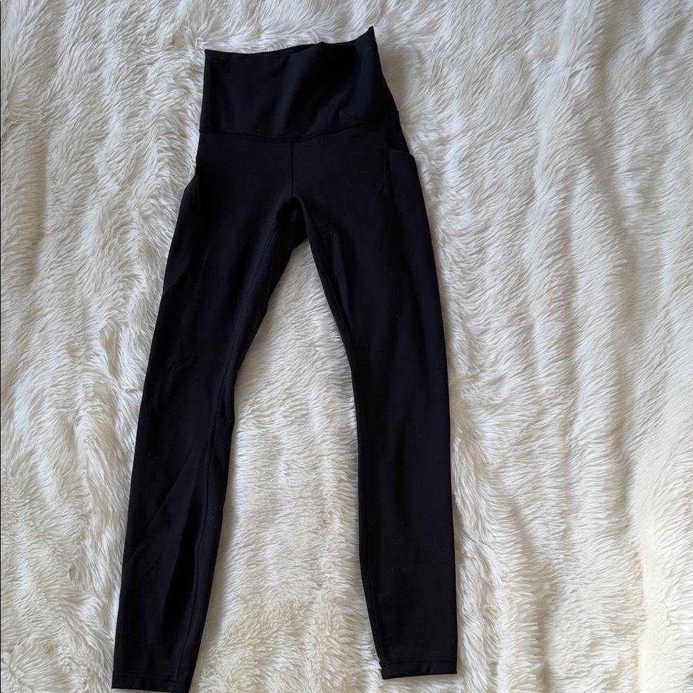 lululemon Wonder Under Classic Black High-Waist Leggings with Pockets